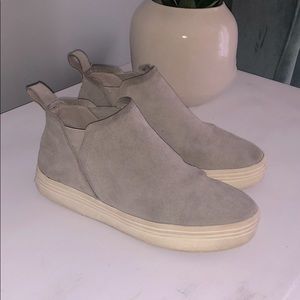 Dolce Vita Tasha Suede Hi-top Slip on Sneakers